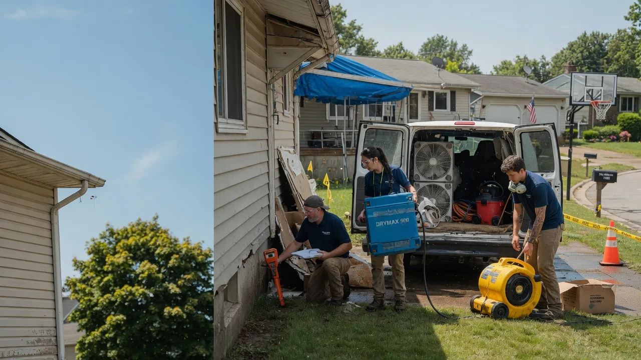Ceiling Leak Cleanup in Richton Park, IL near me