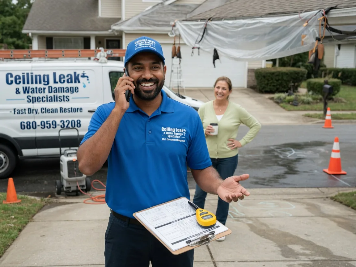 Ceiling Leak Cleanup Richton Park, IL FAQs